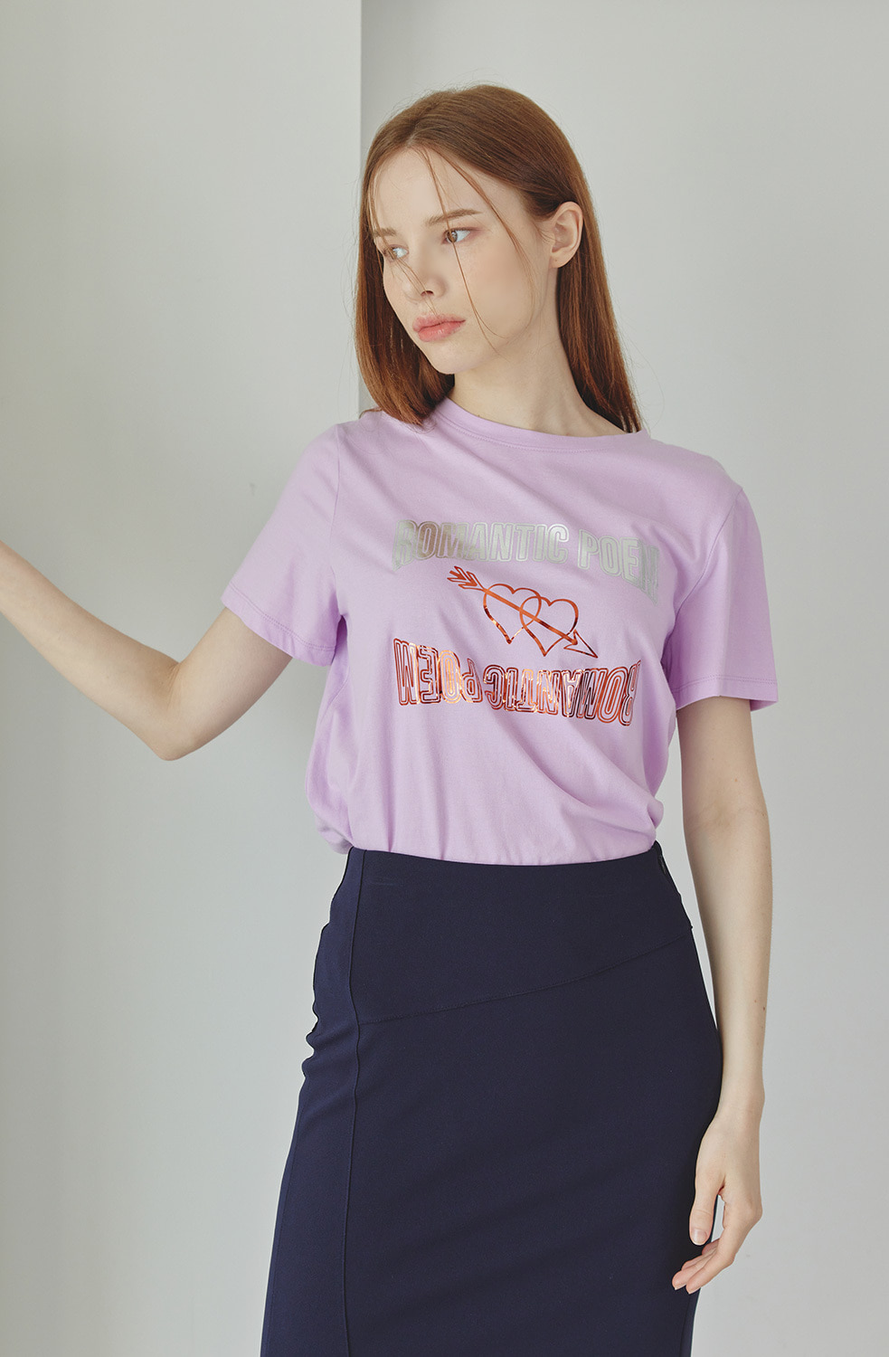 로맨틱포엠 레터링 티셔츠